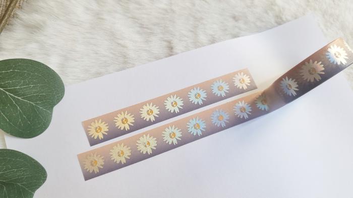 Washi Tape Gänseblümchen
